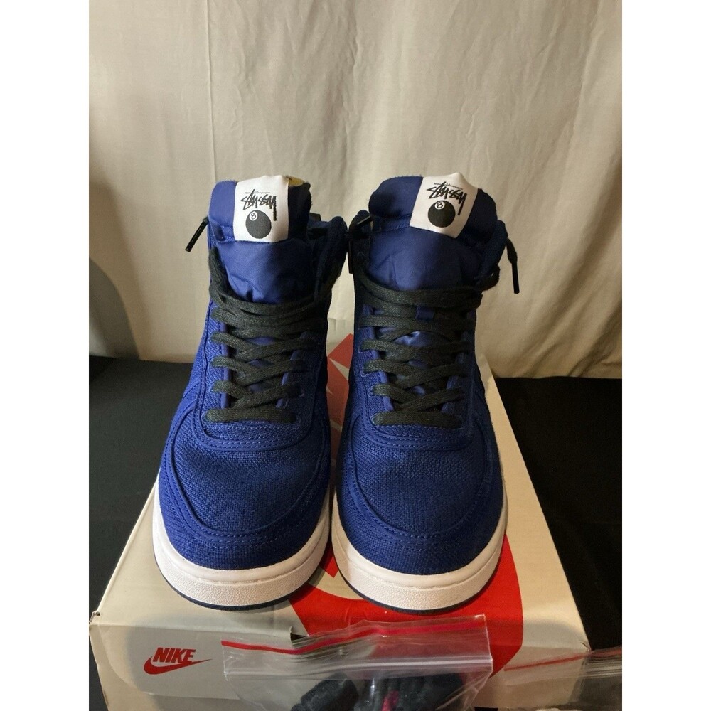 Nike Vandal SP Stussy Blue High Top Sneakers Men’s 6.5 /Womens 8